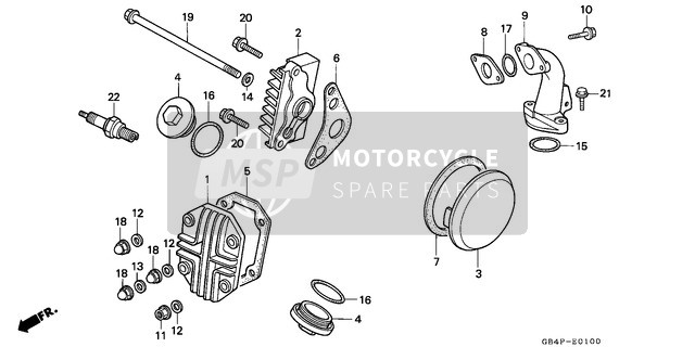 90001GB4000, Bullone A Termica Collett, Honda, 0